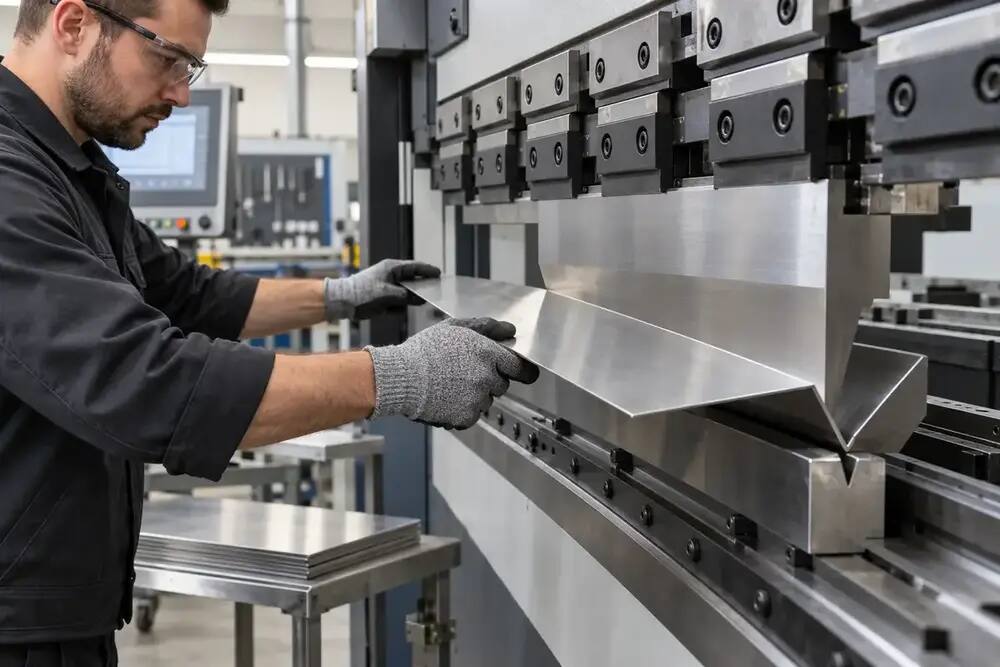 Máy chấn gấp inox theo bản vẽ