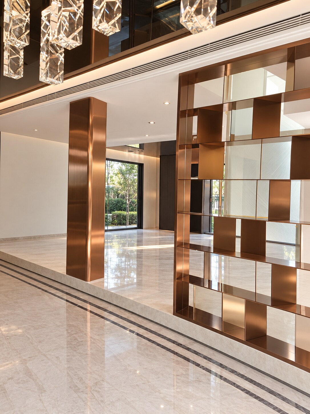 Nội thất inox PVD – Biệt thự Ngọc Trai, Vinhomes Ocean Park - Ảnh hoàn thiện 11