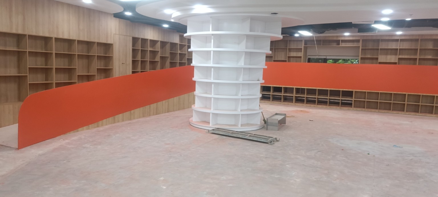 Nội thất thư viện – The Dewey Schools Ocean Park - ảnh thi công 3